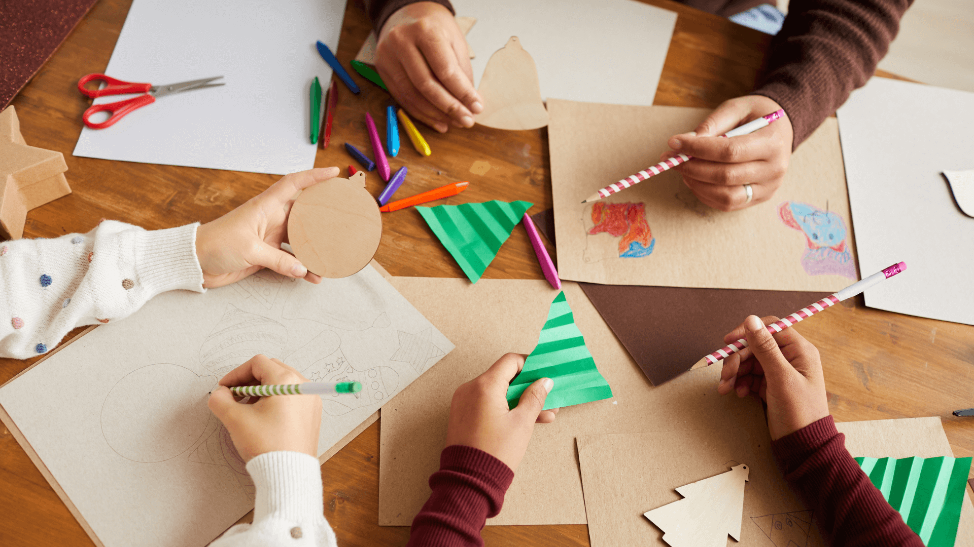 Montessori teacher observing and engaging with children in the classroom, supporting their learning and interaction.